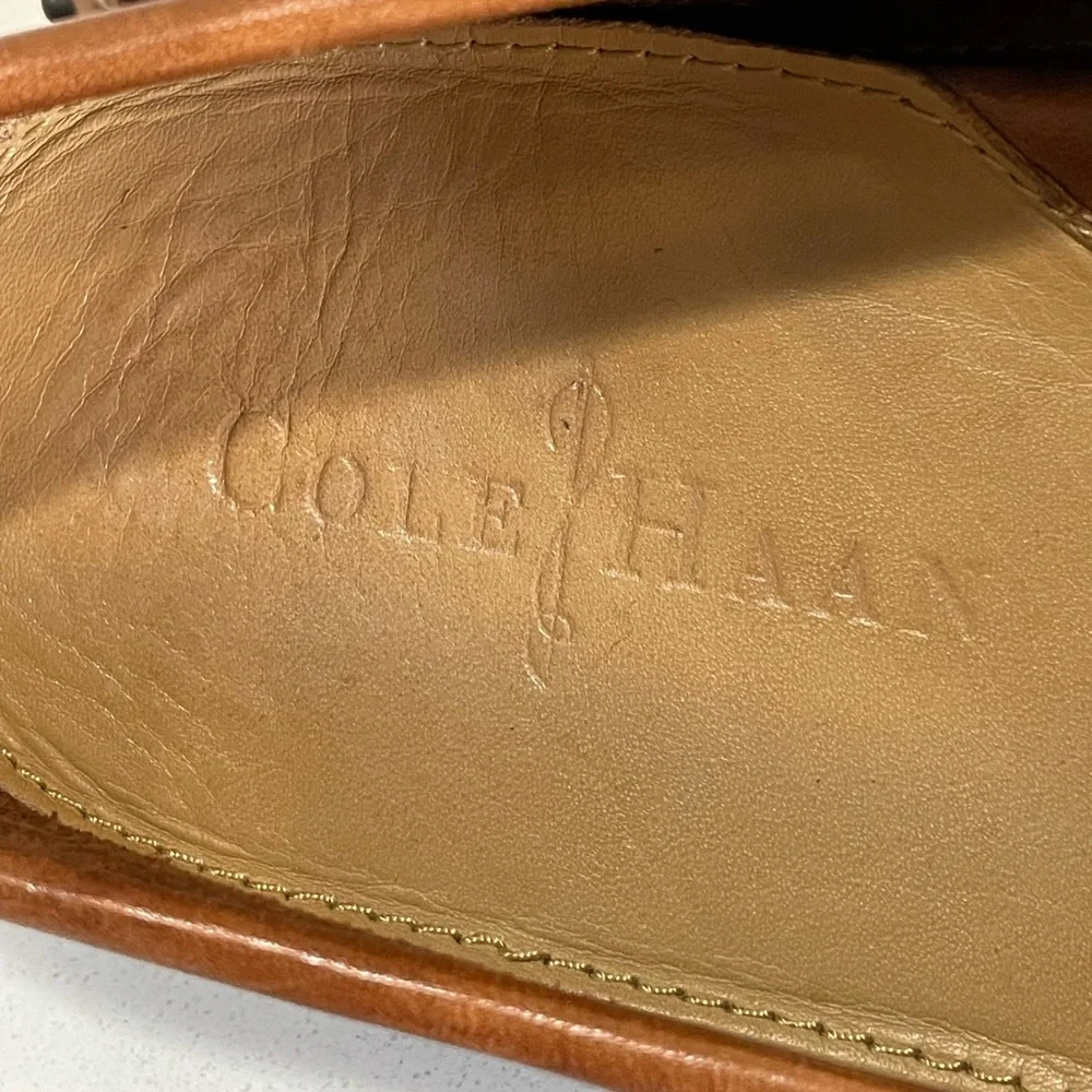 Cole Haan British Tan Leather Driving Loafers